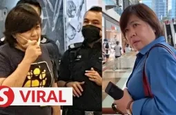 Singapore Woman Seen not Wearing Mask